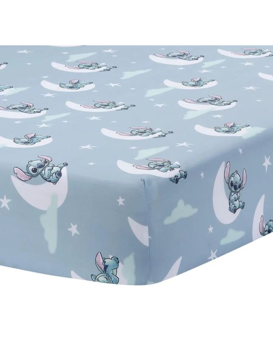 Bedtime Originals Комплект постельного белья для детской кроватки Baby Disney Stitch из 3 предметов — изображение 2 из 10