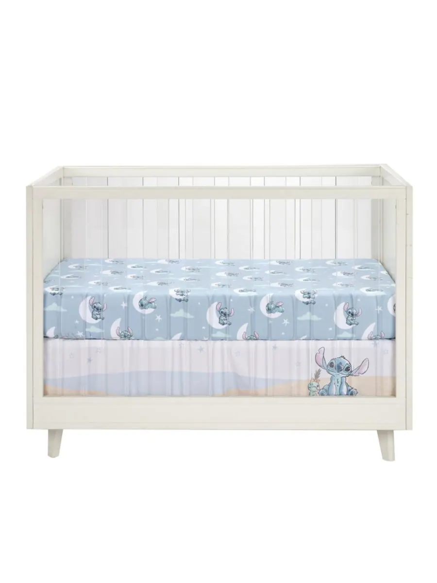 Bedtime Originals Комплект постельного белья для детской кроватки Baby Disney Stitch из 3 предметов — изображение 4 из 10