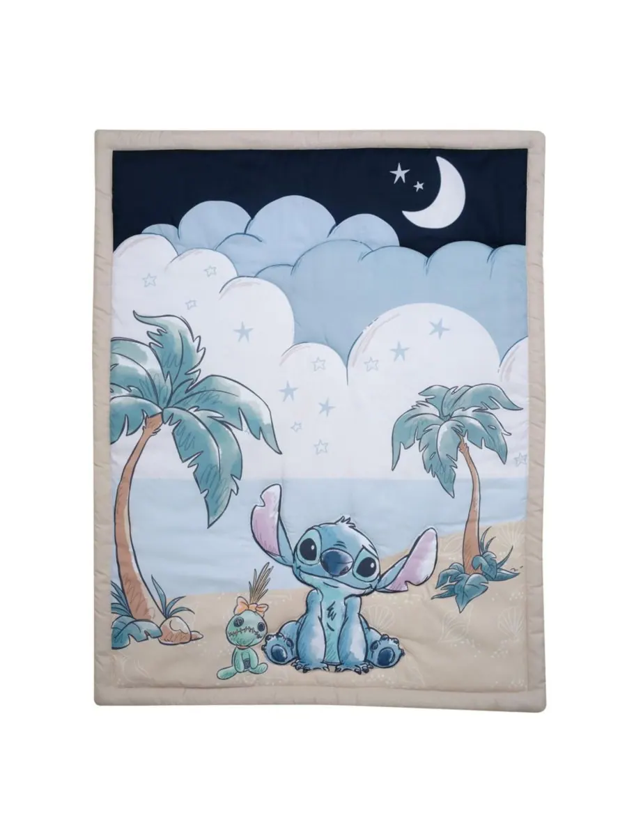 Bedtime Originals Комплект постельного белья для детской кроватки Baby Disney Stitch из 3 предметов — изображение 5 из 10