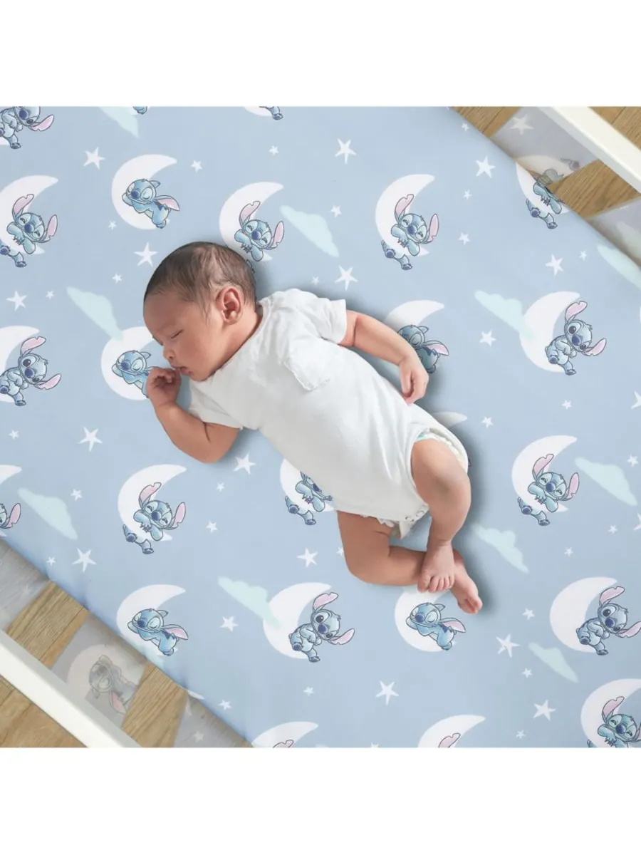 Bedtime Originals Комплект постельного белья для детской кроватки Baby Disney Stitch из 3 предметов — изображение 8 из 10