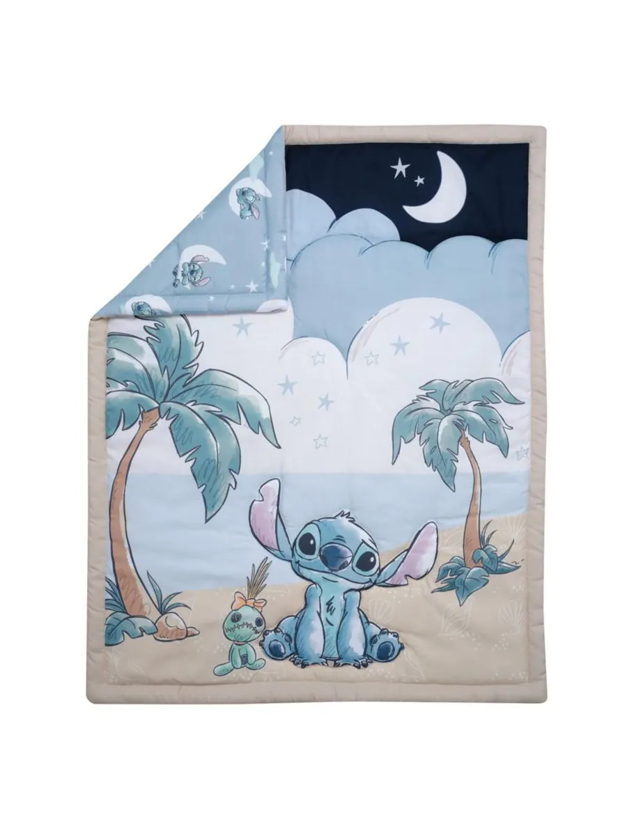 Bedtime Originals Комплект постельного белья для детской кроватки Baby Disney Stitch из 3 предметов — изображение 9 из 10