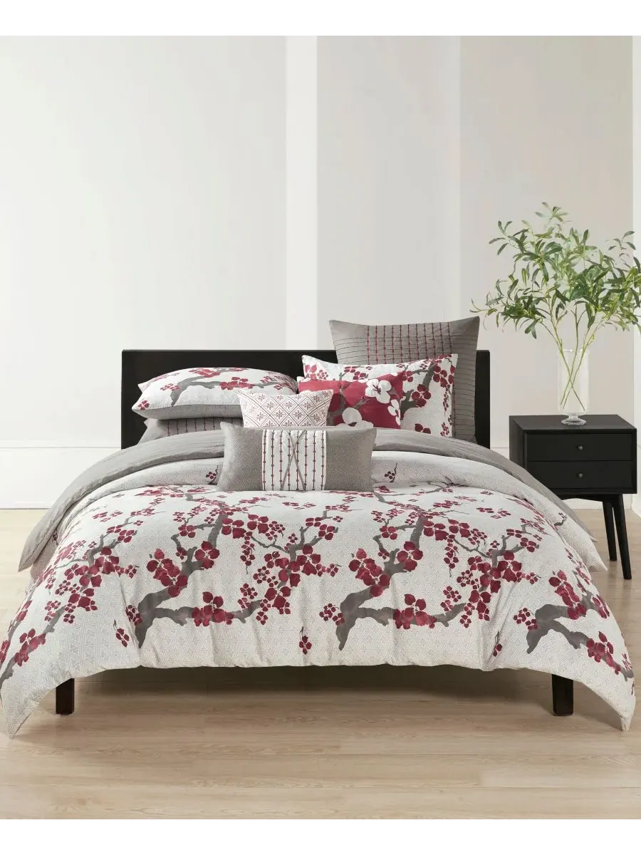 Комплект пододеяльников Cherry Blossom, 3 предмета, Queen Natori — изображение 1 из 8, мульти