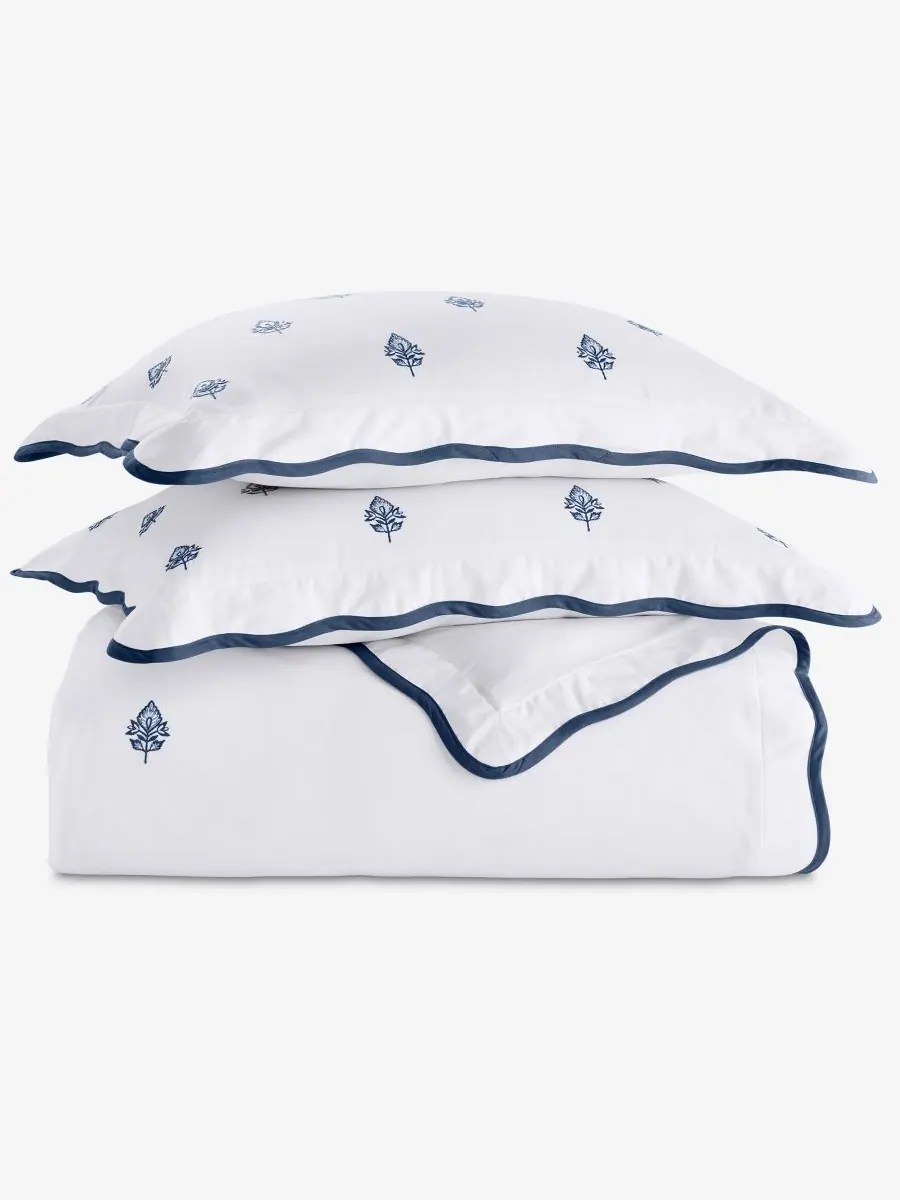 Комплект постельного белья Irving Embroidery из 3 предметов, размер Full/Queen Charter Club — изображение 4 из 10, белый