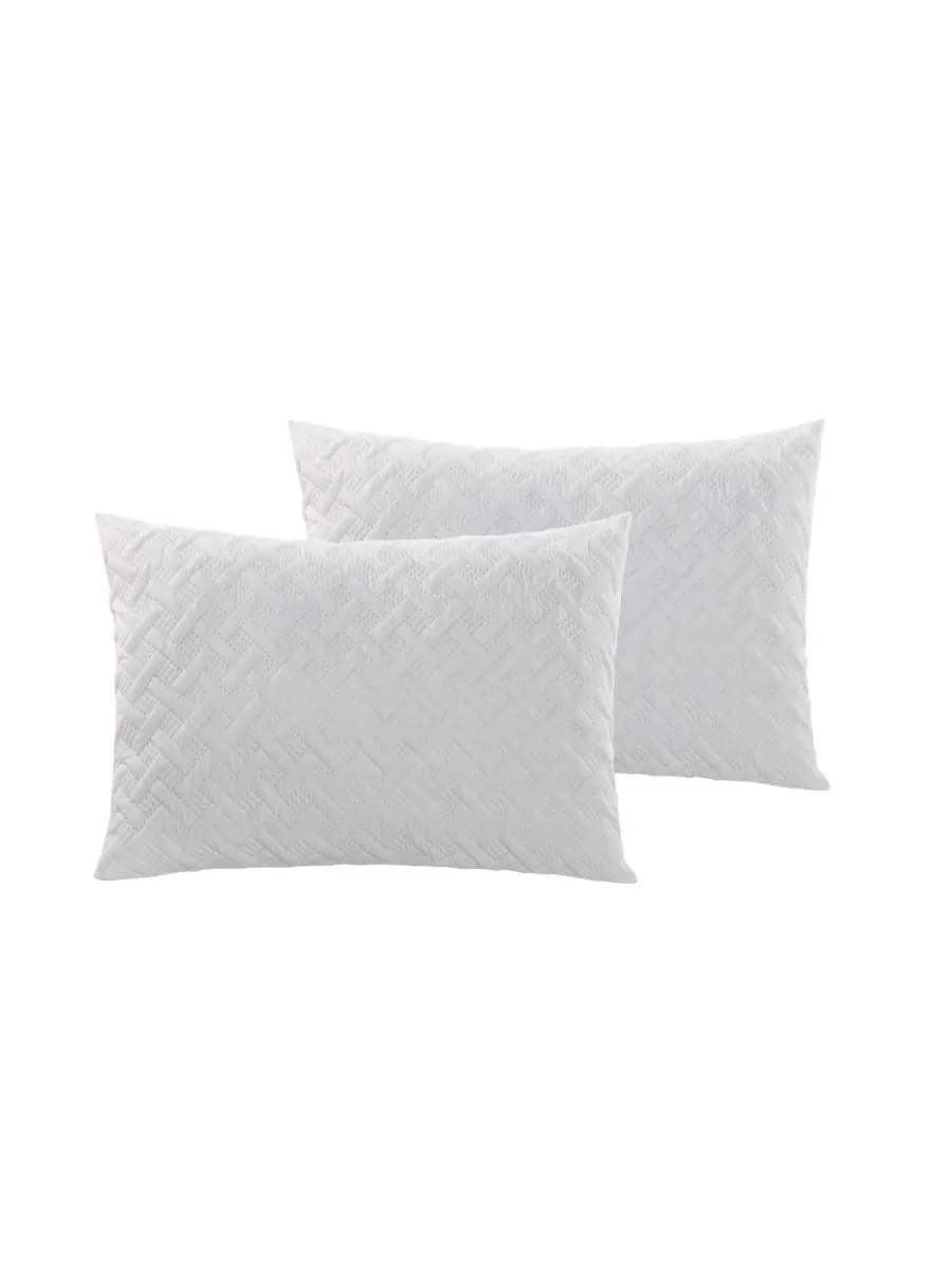 Комплект постельного белья Nina с рельефным рисунком, размер Twin XL VCNY Home — изображение 5 из 5, белый