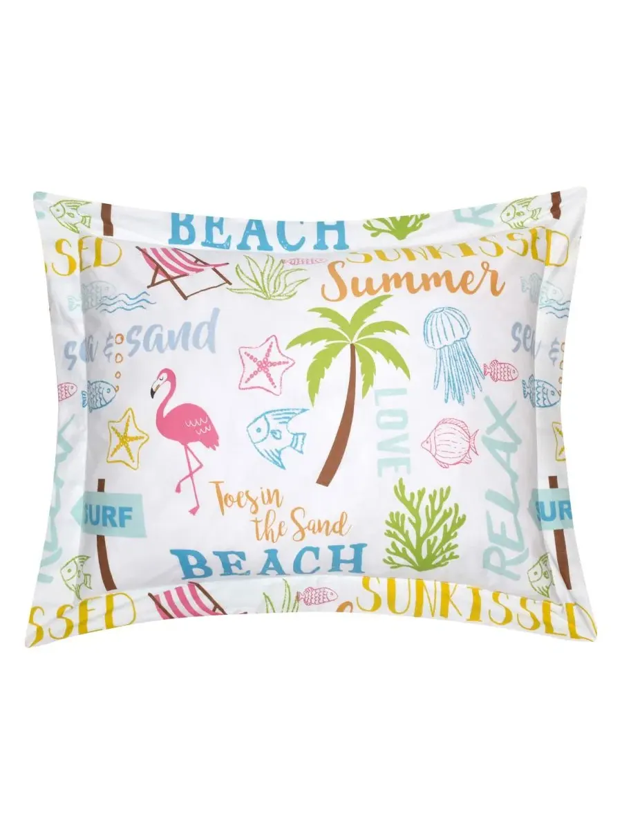 Комплект пододеяльника Beach Days Reversible 3-Pc. King/California King Levtex Home — изображение 2 из 7, мульти