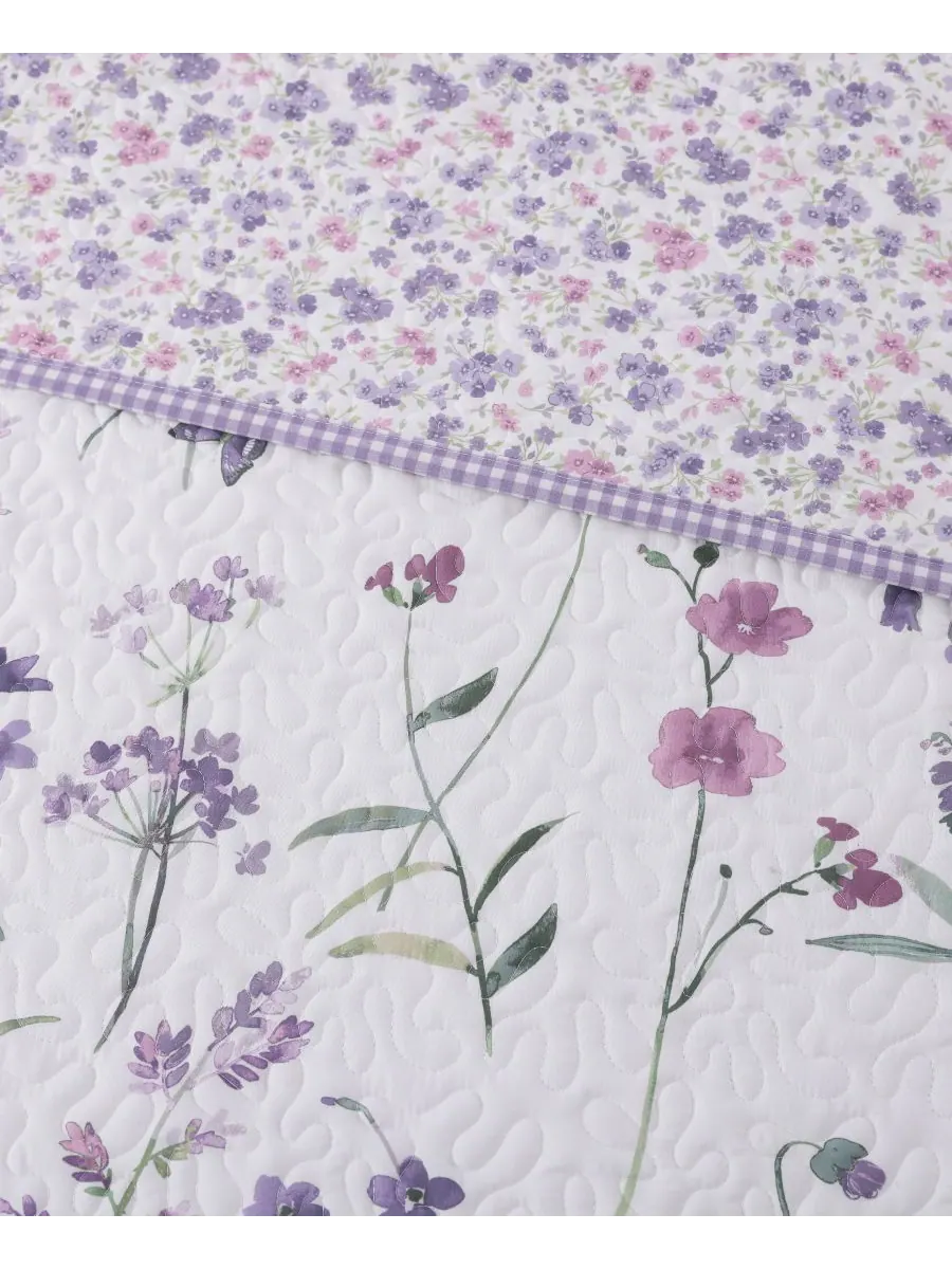 Комплект постельного белья Nola Floral из 3 предметов, размер King/California King Royal Court — изображение 3 из 5