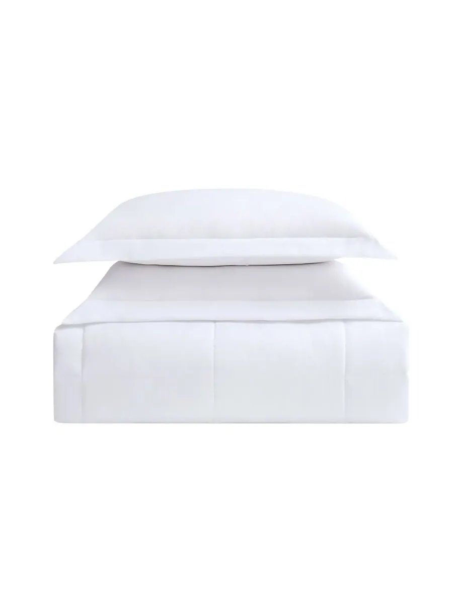 Комплект постельного белья Everyday Solid из 2 предметов, размер Twin XL Truly Soft — изображение 2 из 6, белый