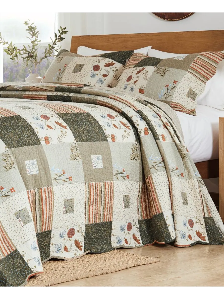 Комплект постельного белья sedona desert beauty из 3 предметов, размер queen. Greenland Home — изображение 3 из 4, серый