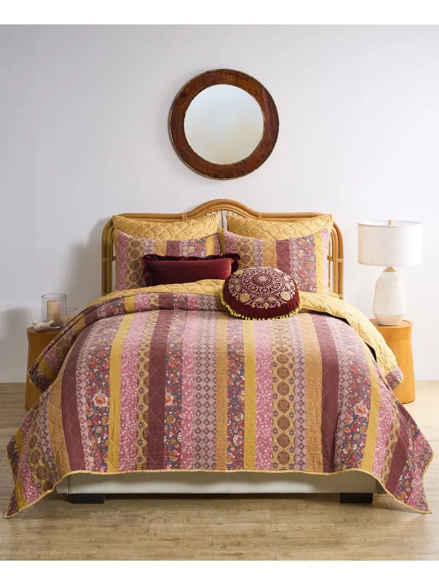 Комплект постельного белья Marigold Vintage Boho из 3 предметов, размер Full/Queen Greenland Home — изображение 2 из 6