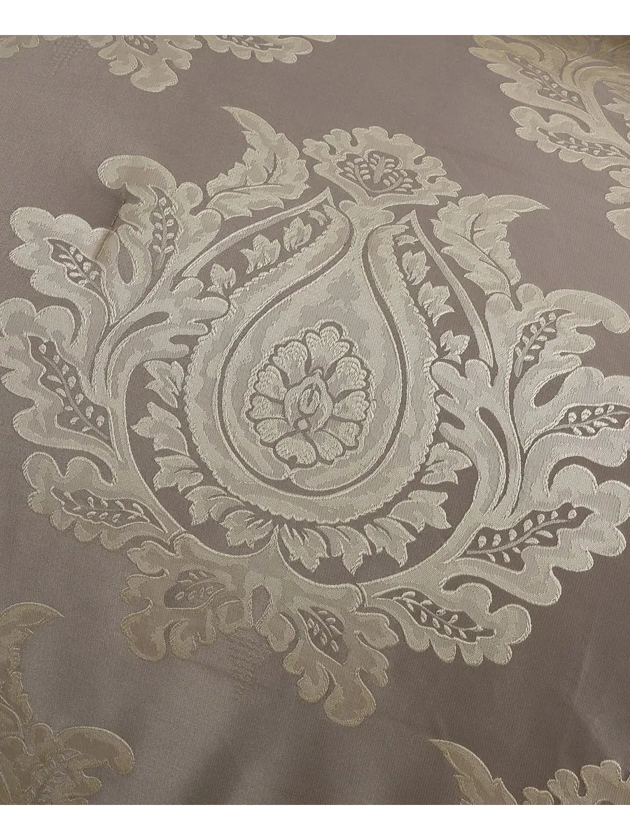 Комплект постельного белья Therese Damask из 7 предметов, размер King Stratford Park — изображение 9 из 10, бежевый