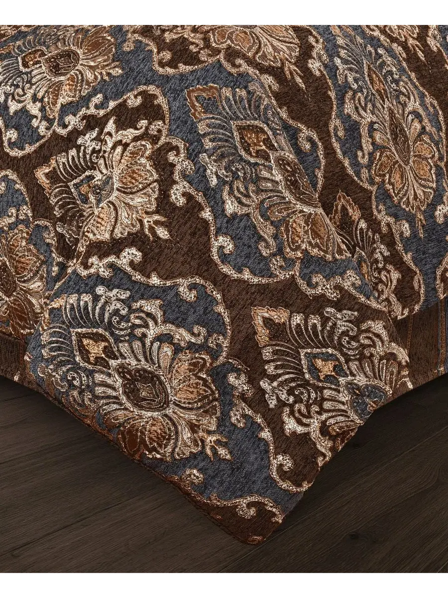 Комплект постельного белья Sofia Chenille Damask, 4 предмета, размер King J Queen New York — изображение 4 из 6, мульти