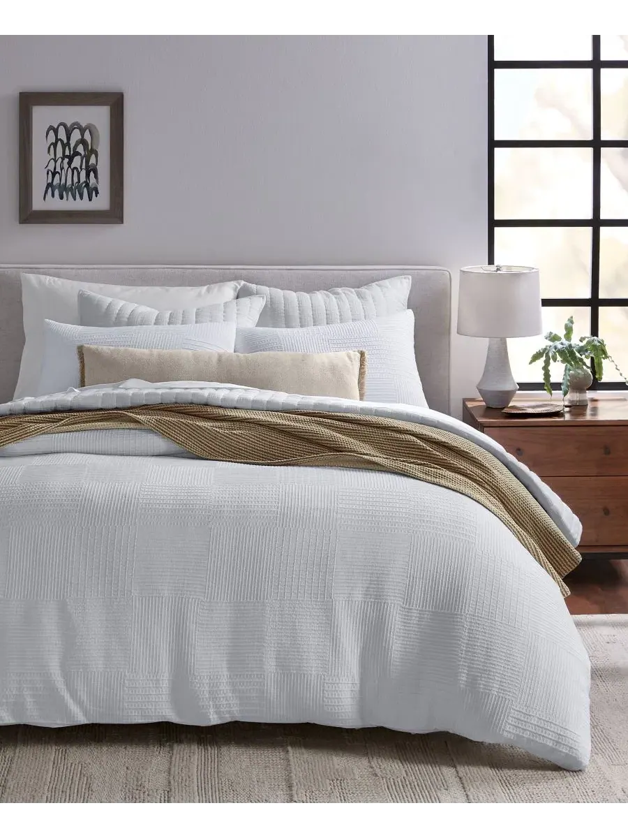 Комплект постельного белья Wicker Weave, 3 предмета, King Oake