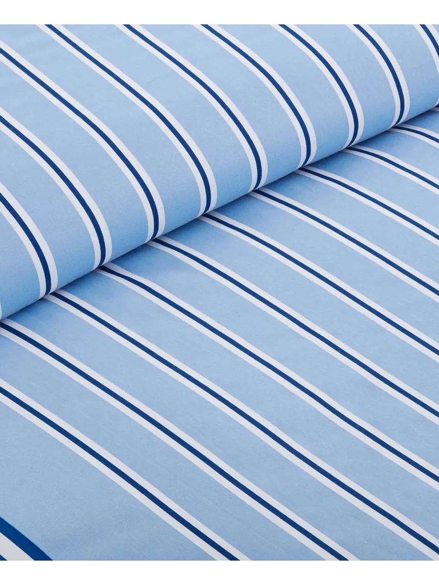 Комплект постельного белья hollis stripe, 2 предмета, размер twin. Lacoste Home — изображение 3 из 6, синий