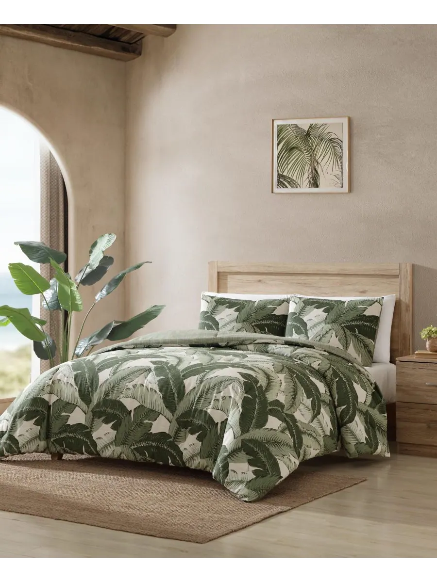 Двусторонний комплект постельного белья Vintage Palms, 3 предмета, размер Full/Queen Tommy Bahama — изображение 2 из 9