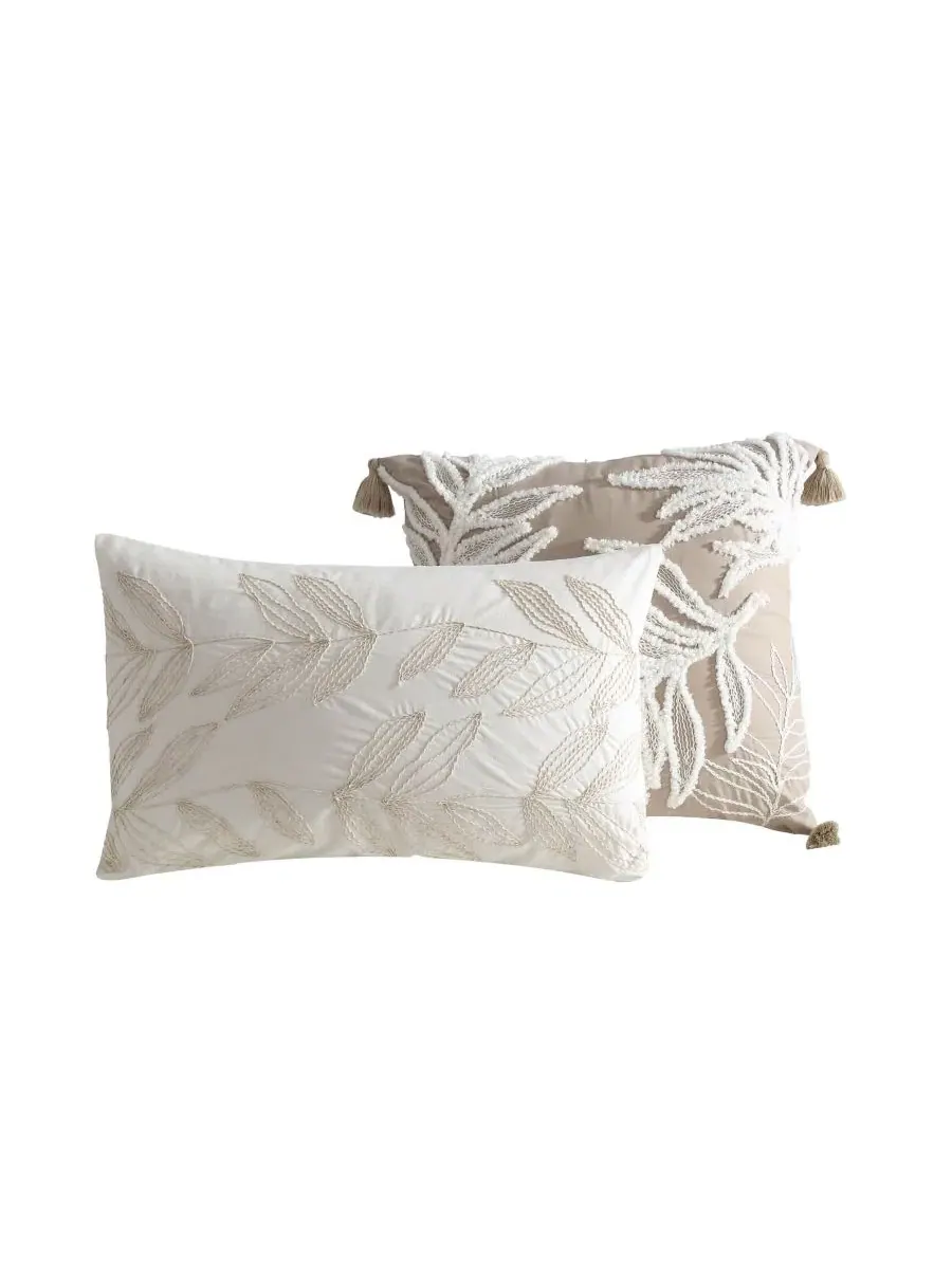 Комплект стеганого одеяла Dala Jacquard 5-предметный, King Riverbrook Home — изображение 8 из 9, пшеница