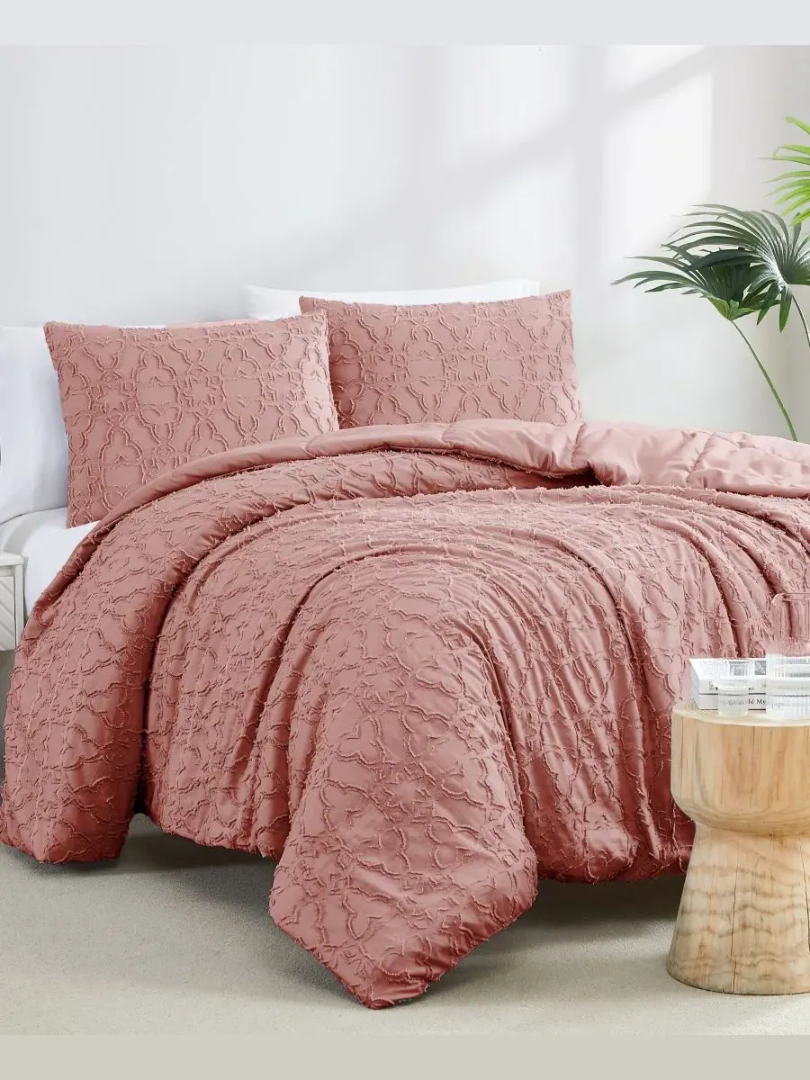 Комплект постельного белья Stella Clipped Jacquard из 3 предметов, размер Full/Queen Southshore