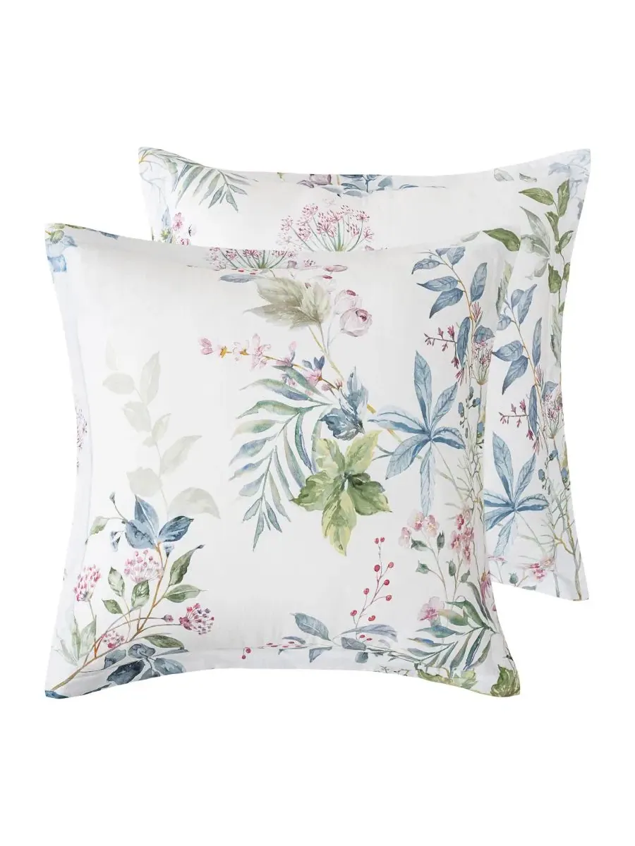 Наволочка для подушки 66x66 см из хлопкового сатина Seraphine Blooms Levtex Home