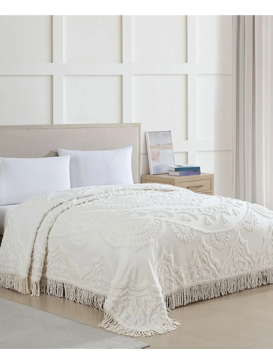 Легкое покрывало из синели lotus, размер full Beatrice Home Fashions