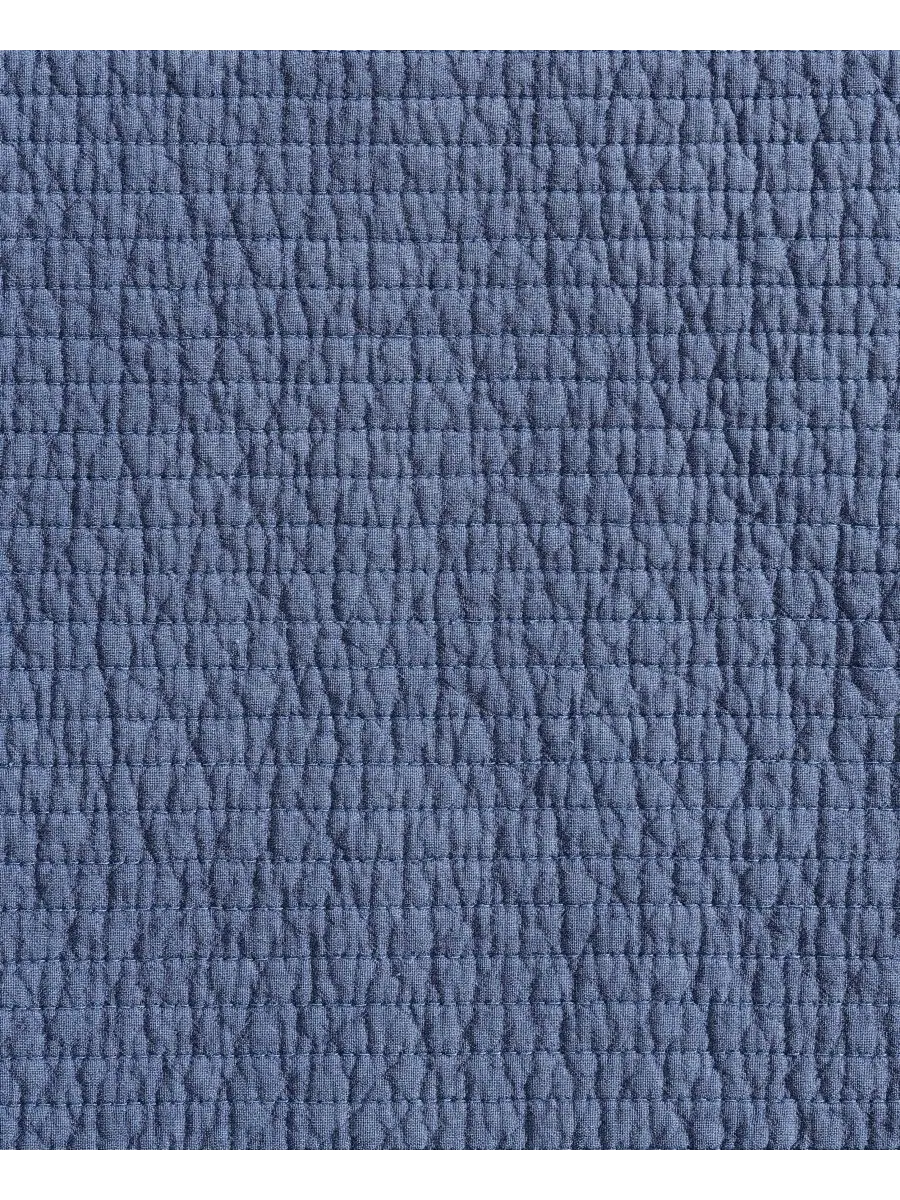 Комплект постельного белья Seashore Stitch Washed из 3 предметов, размер King Nautica — изображение 5 из 7, темно-синий