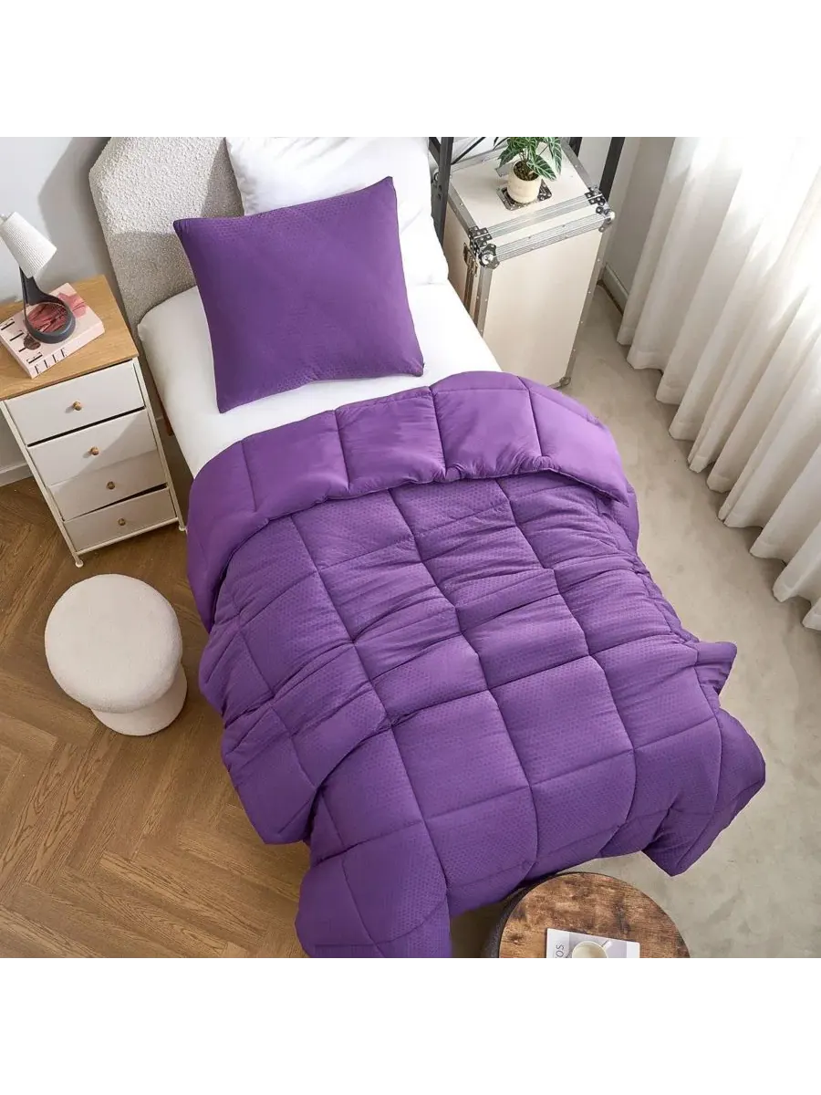 Комплект одеял Snowflakes Oversized Comforter Set Coma Inducer — изображение 3 из 3, фиолетовый