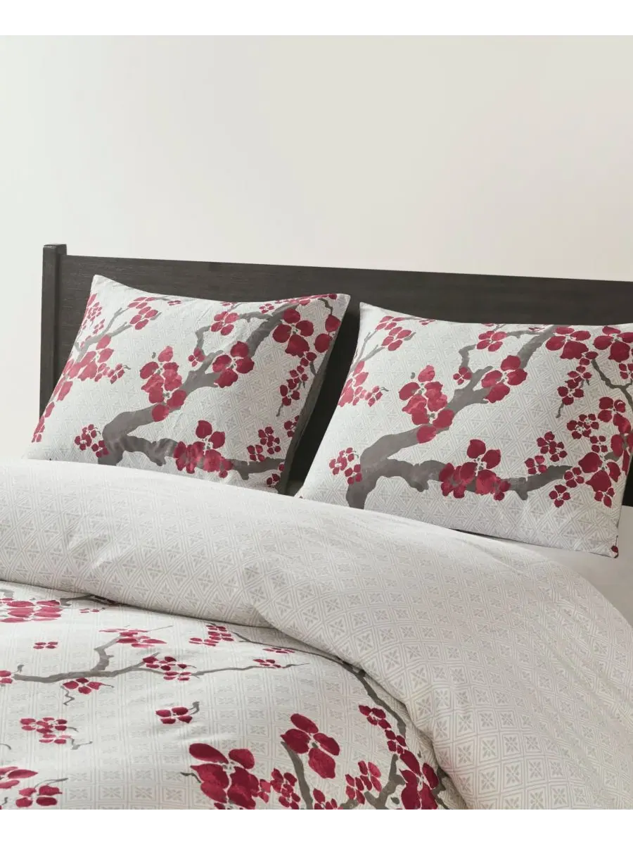 Комплект пододеяльника Cherry Blossom, 3 предмета, King Natori — изображение 3 из 8, мульти