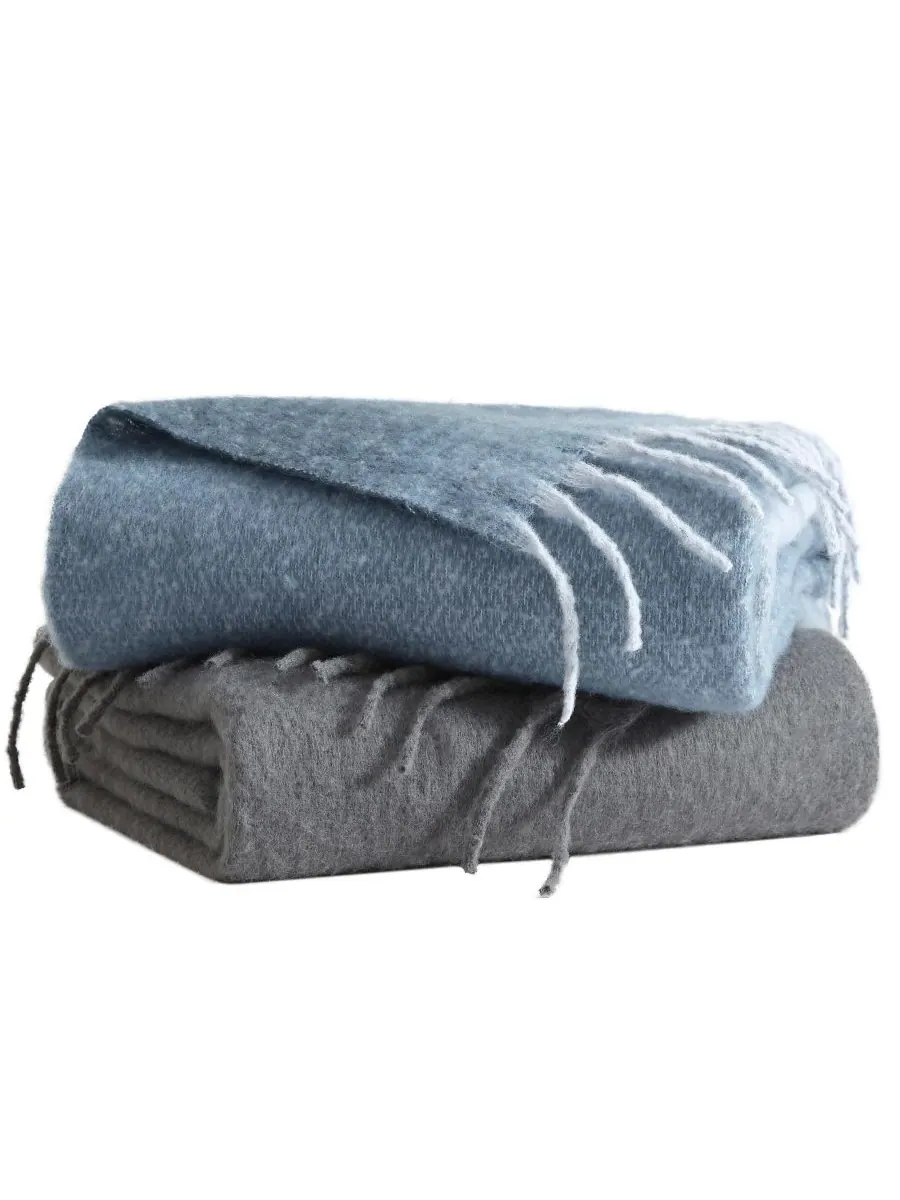 Плед из искусственного мохера, 70 x 50 дюймов Kenneth Cole New York