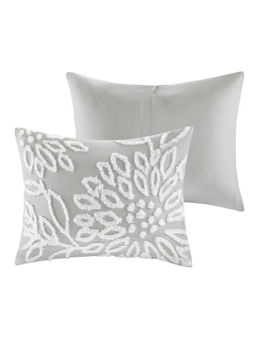 Комплект постельного белья Veronica Floral Tufted из 3 предметов, размер Full/Queen Madison Park — изображение 7 из 10