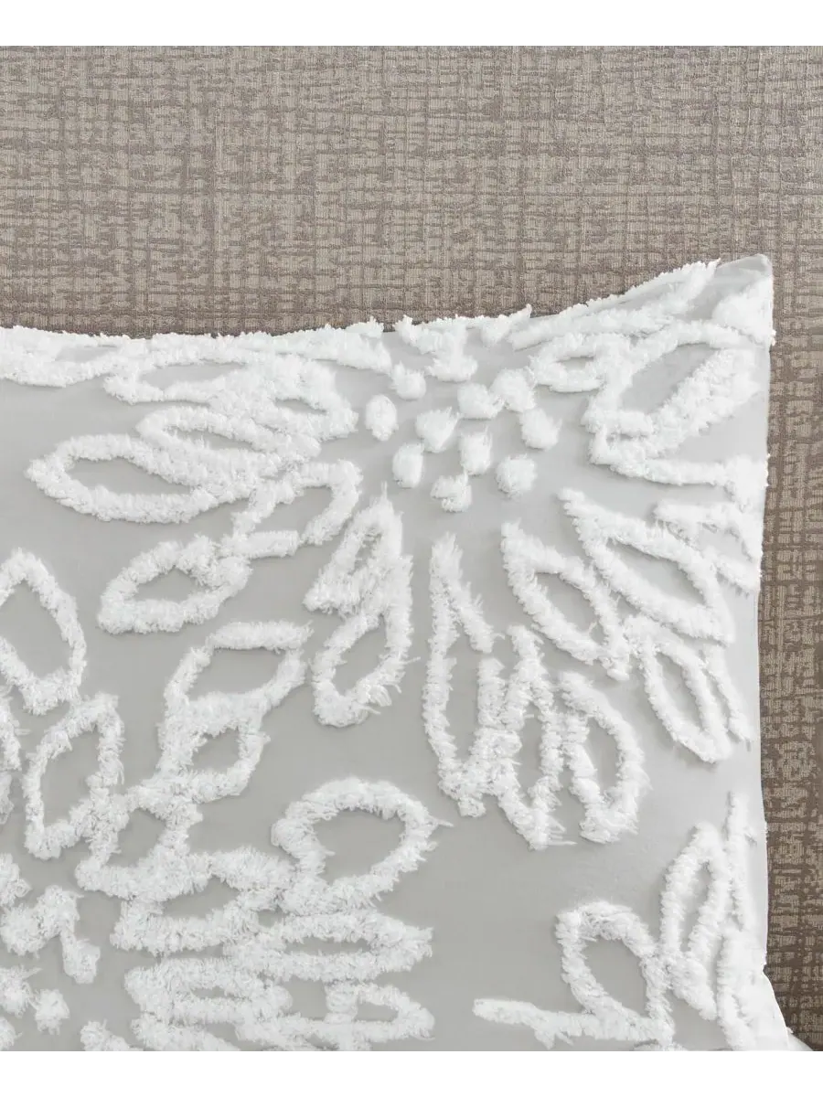 Комплект постельного белья Veronica Floral Tufted из 3 предметов, размер Full/Queen Madison Park — изображение 8 из 10