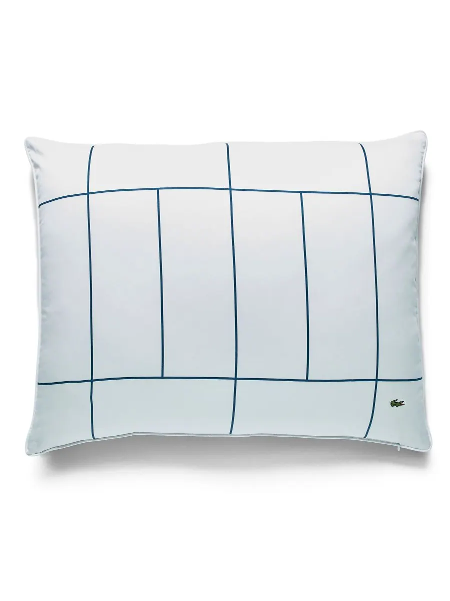 Комплект постельного белья Ashcombe из двух предметов в клетку, размер Twin Lacoste Home — изображение 5 из 7, синий