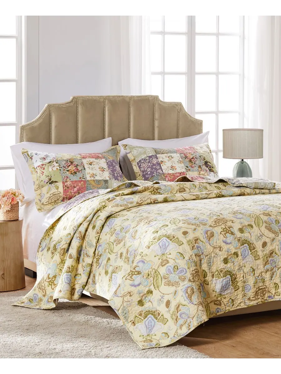 Комплект постельного белья Blooming Prairie Authentic Patchwork из 5 предметов, размер Full/Queen — изображение 4 из 4