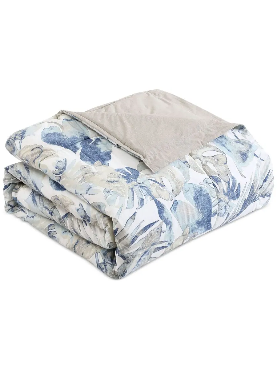 Комплект постельного белья Raw Coast из 4 предметов, размер Queen Tommy Bahama Home — изображение 3 из 9, синий
