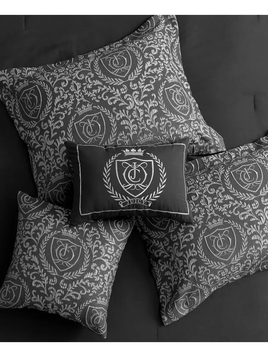 Комплект постельного белья Dovona из 5 предметов, размер Queen Juicy Couture — изображение 5 из 7, черный