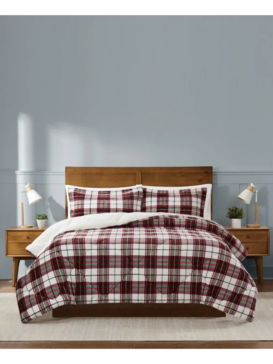 Комплект стеганого одеяла Marlon Plaid, 3 предмета Truly Soft