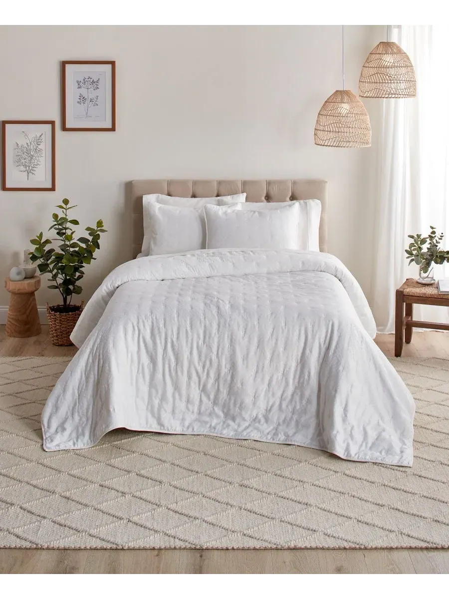 Комплект стеганого покрывала Torringford Jacquard, 2 предмета, Twin Anne Klein