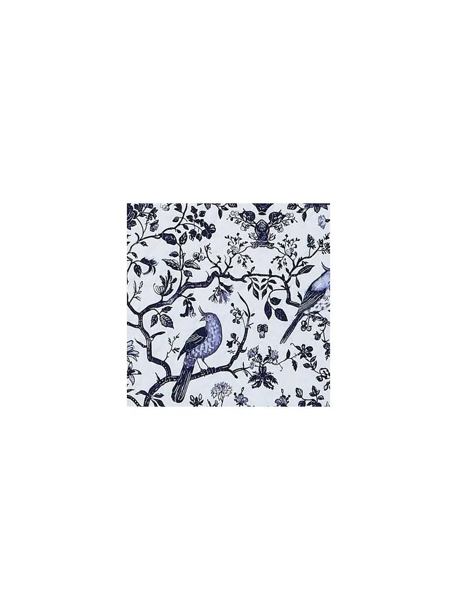 Комплект стеганого покрывала Ava Floral с наволочками, 3 предмета, King Brooklyn Loom — изображение 5 из 5, белый синий
