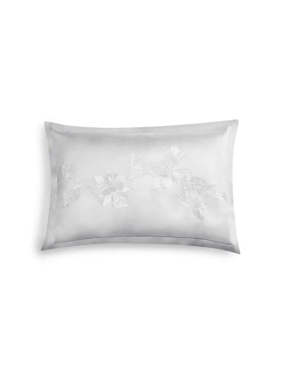 Наволочка Standard Gardenia Reversible Michael Aram — изображение 1 из 3, серый белый