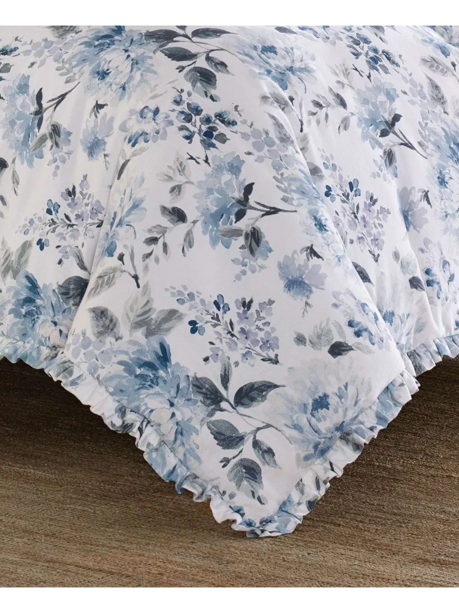 Комплект постельного белья Chloe Cottage, 2 предмета, размер Twin Laura Ashley — изображение 4 из 4, синий