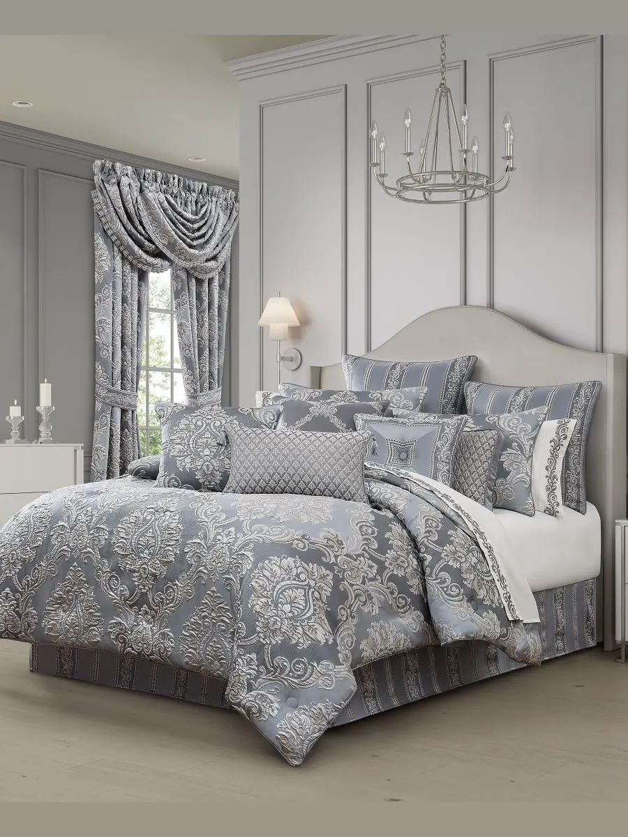 Комплект постельного белья krista woven damask из 4 предметов, размер california king. J Queen New — изображение 1 из 5