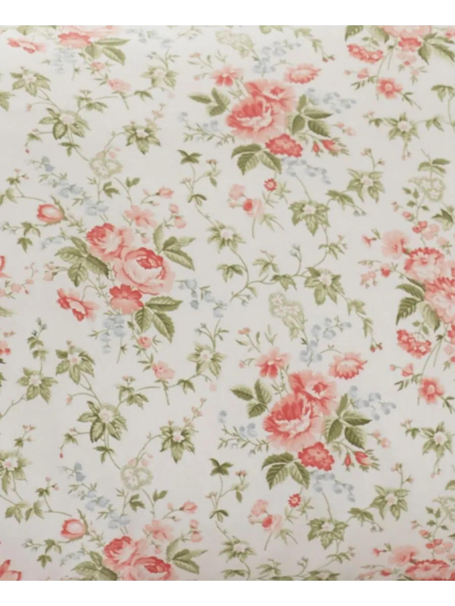 Комплект постельного белья Marissa из хлопка и перкаля, 6 предметов, размер King Laura Ashley — изображение 4 из 4, коралл