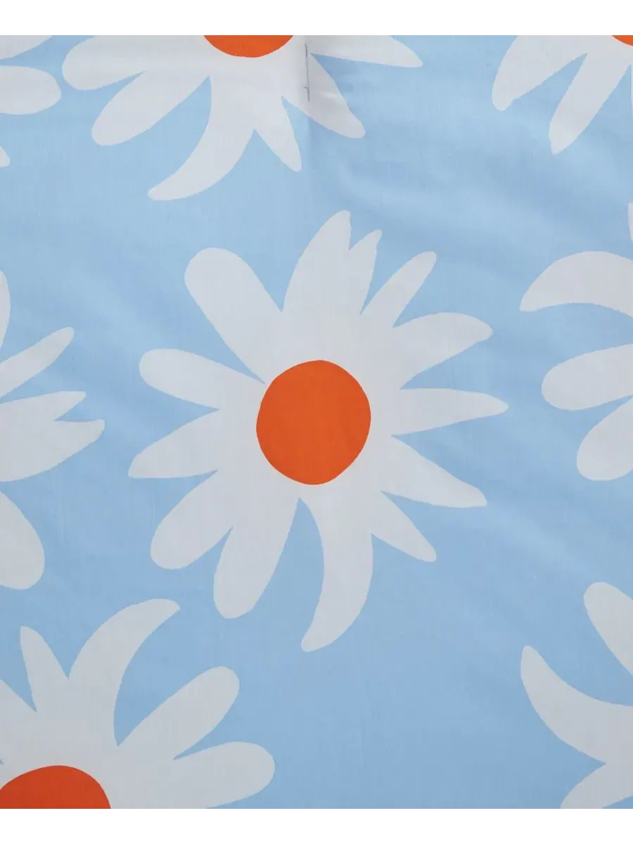 Комплект пододеяльника с простыней Marimekko Rakastaa Ei Rakasta — изображение 5 из 7, светлый синий