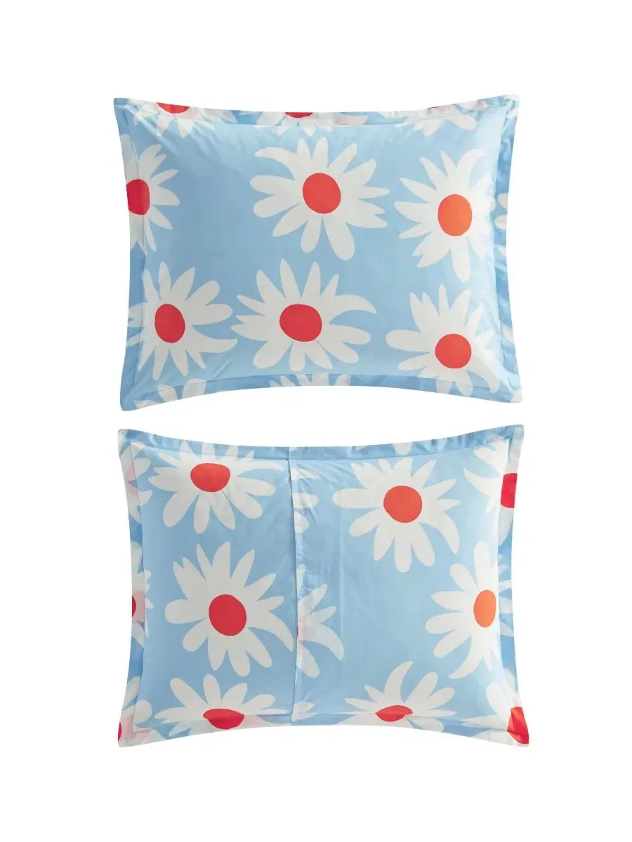 Комплект пододеяльника с простыней Marimekko Rakastaa Ei Rakasta — изображение 7 из 7, светлый синий