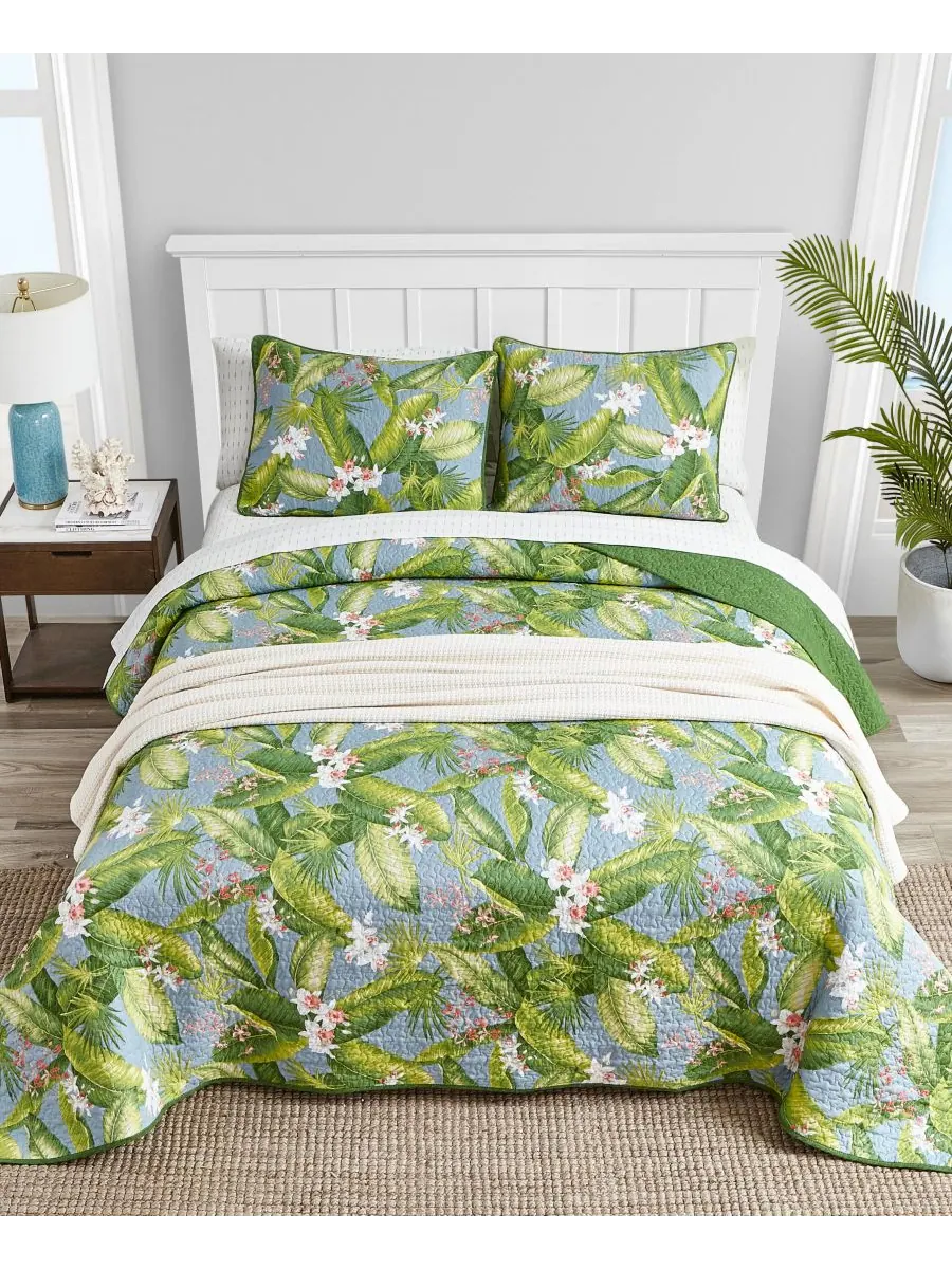 Двусторонний комплект постельного белья Aregada Dock из 2 предметов, размер Twin Tommy Bahama Home — изображение 2 из 10