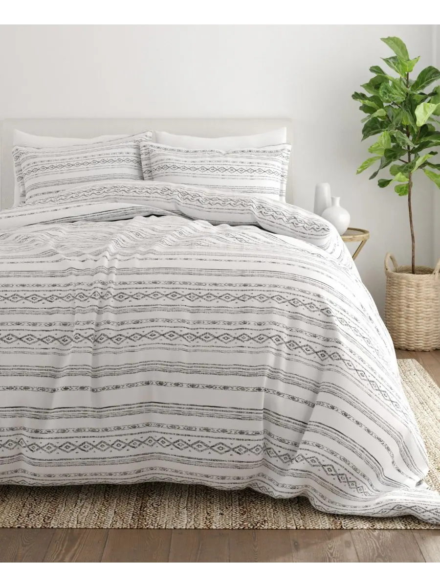 Ультрамягкий романтический комплект постельного белья из 3 предметов, размер King/California King — изображение 2 из 10