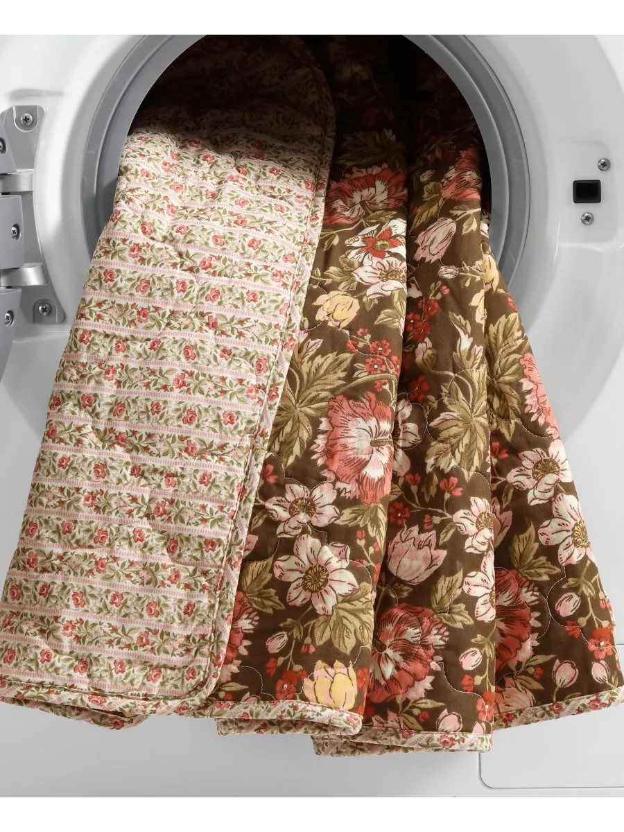 Двусторонний комплект постельного белья Marta, 2 предмета, размер Twin Laura Ashley — изображение 9 из 10, коричневый