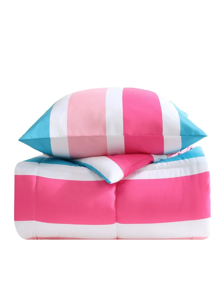 Комплект постельного белья Cru Stripe из микрофибры, 4 предмета, размер Full/Queen Nautica — изображение 6 из 10