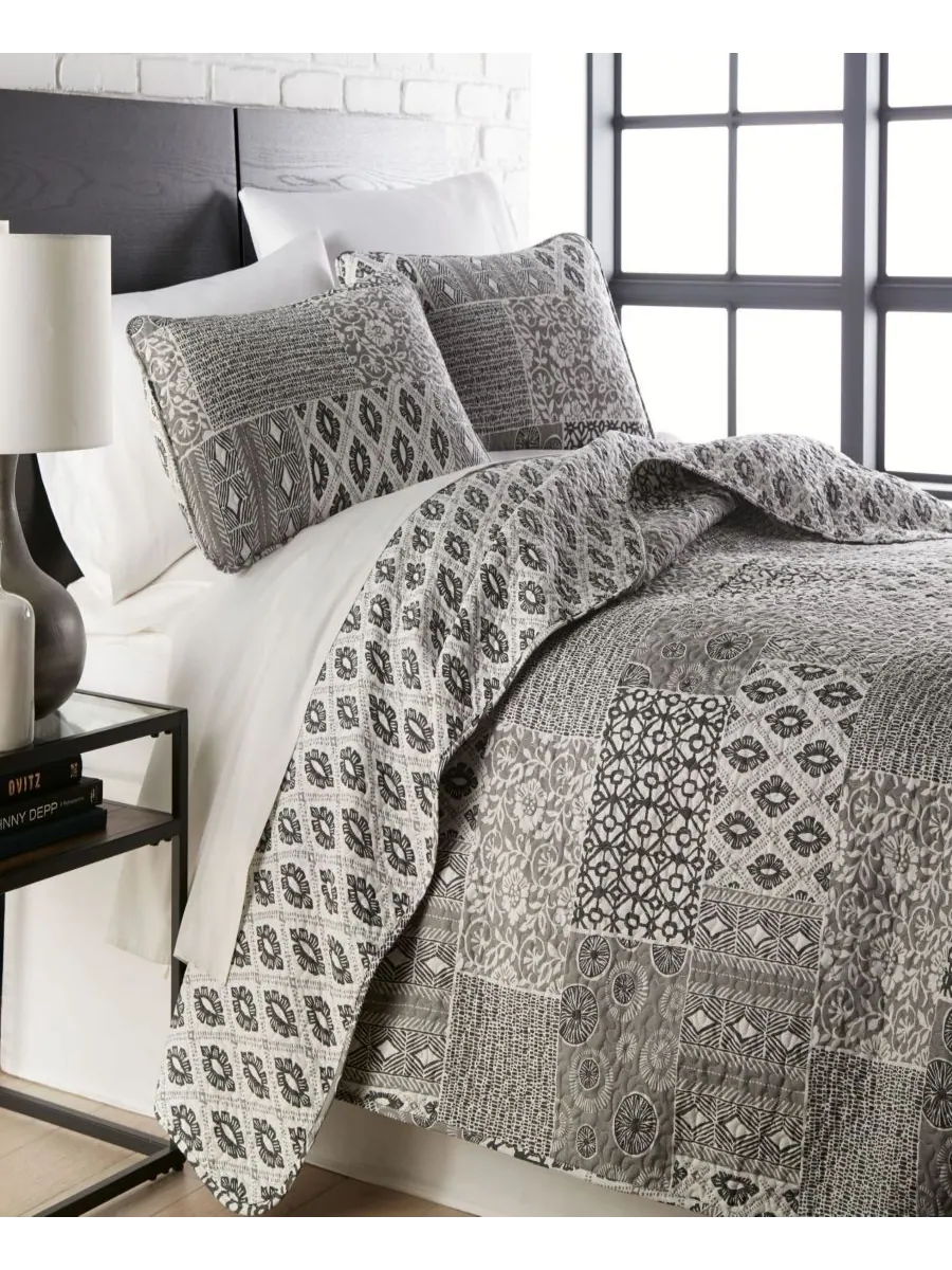 Комплект постельного белья Global Patchwork Ultra-Soft из 2 предметов, размер Twin Southshore Fine — изображение 1 из 1
