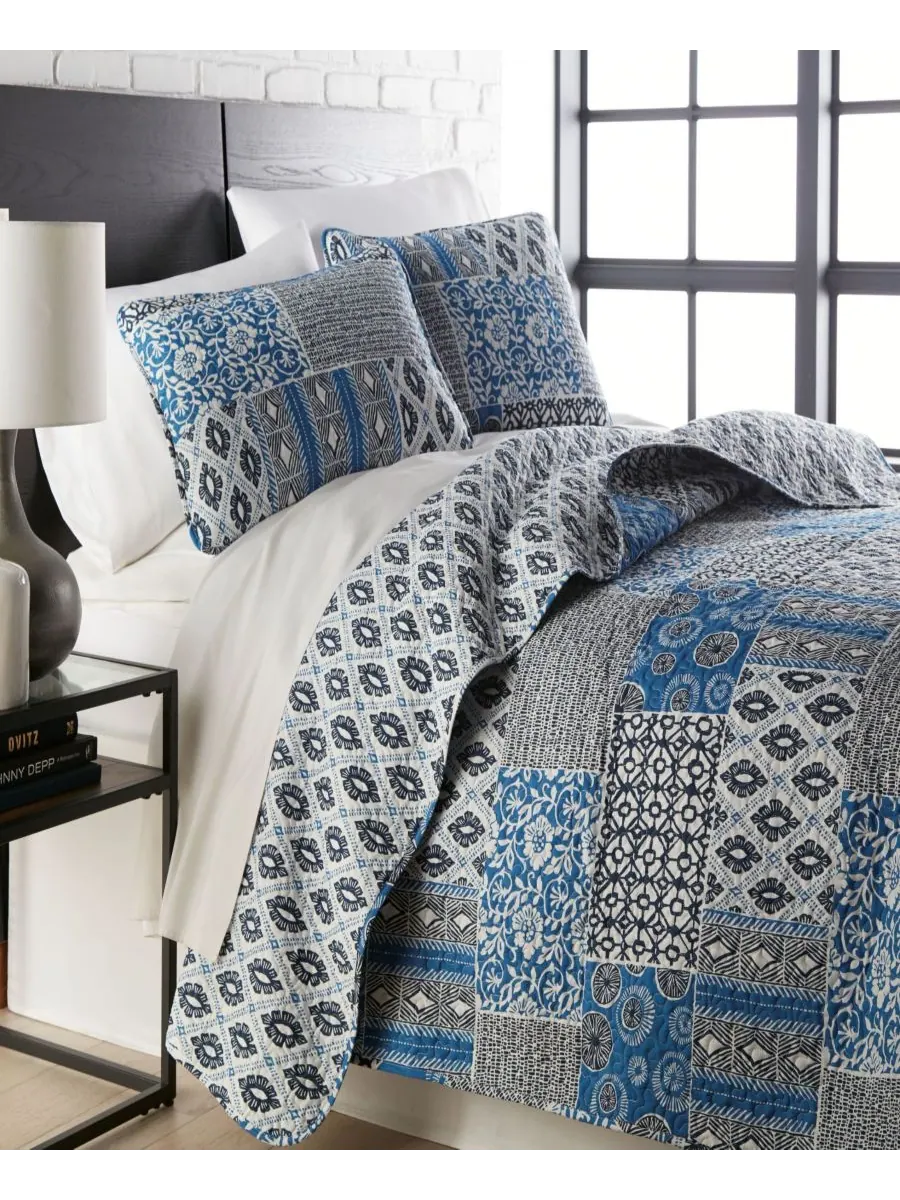 Комплект постельного белья Global Patchwork Ultra-Soft из 2 предметов, размер Twin Southshore Fine — изображение 1 из 1