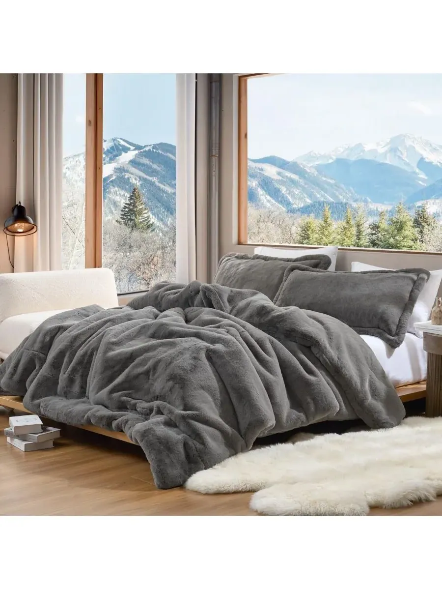 Комплект постельного белья Chunky Bunny Double the Thick - Coma Inducer Oversized Comfort Set — изображение 1 из 4, тауп