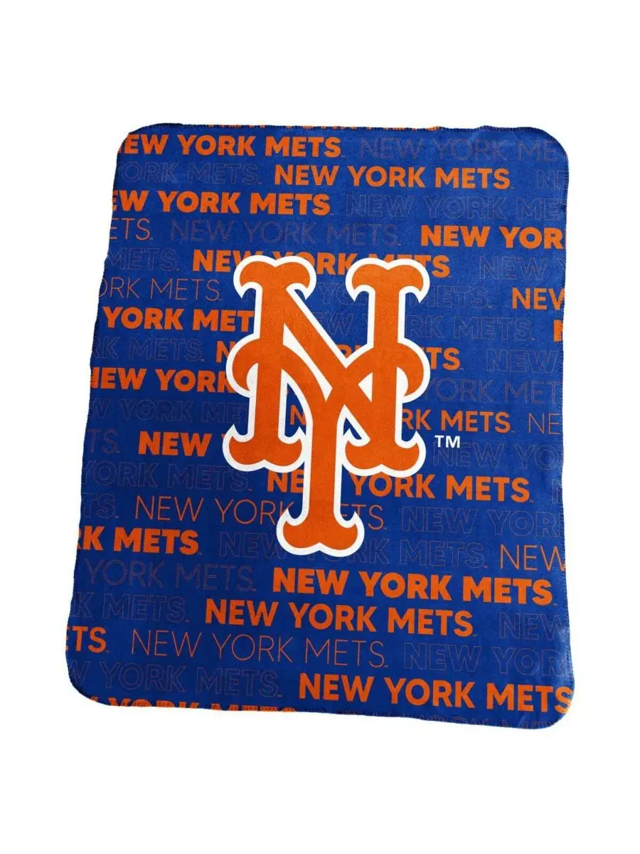 Классический флисовый плед New York Mets размером 127 x 152 см Logo Brands — изображение 1 из 1, нет цвета