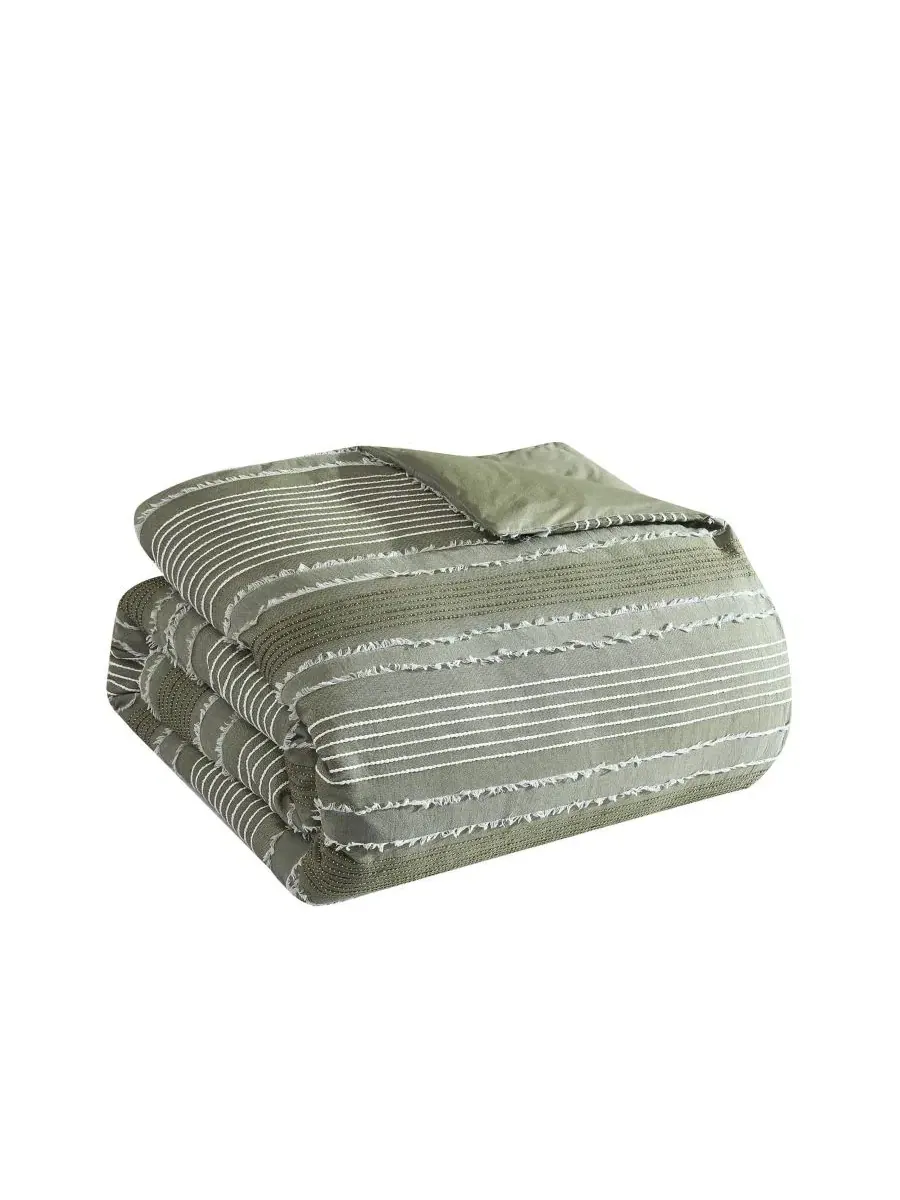 Комплект стеганого жаккардового покрывала Harley Jacquard 5-Piece Riverbrook Home — изображение 5 из 8, зеленый